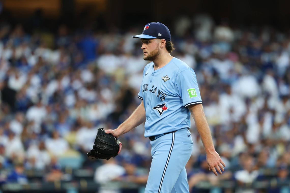  Toronto Blue Jays pitcher Trey Yesavage (39) © Kiyoshi Mio-Imagn Images