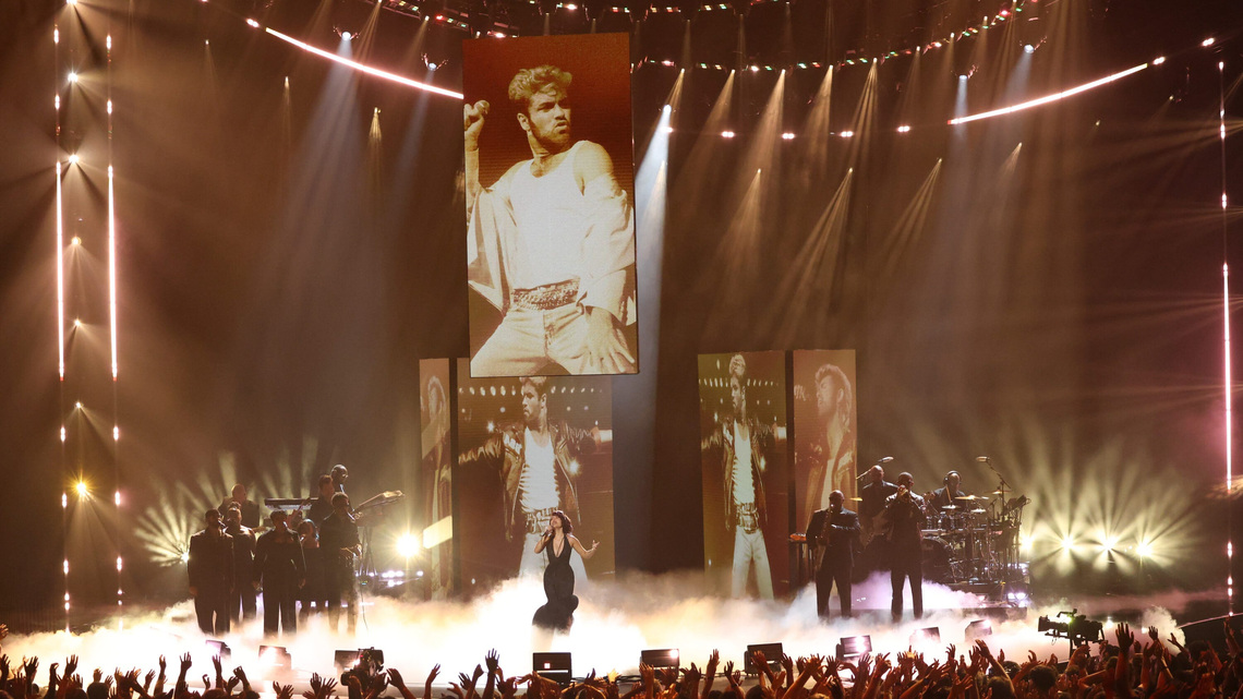 George Michael honored at VMAs by Raye, Sombr, Teddy Swims 