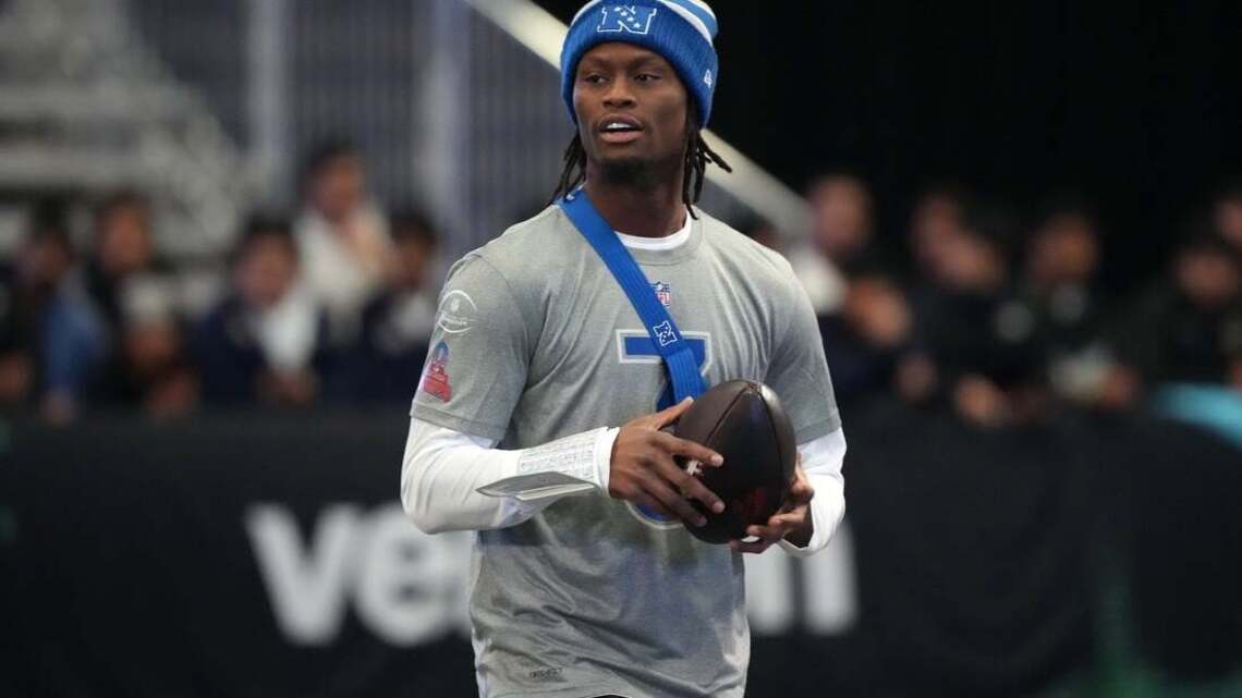 Cowboys WR George Pickens at mincamp, not participating in drills 