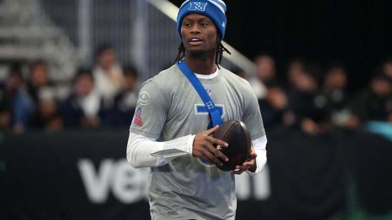 Cowboys WR George Pickens at mincamp, not participating in drills 