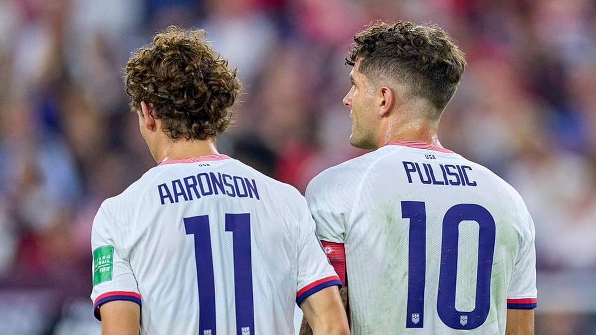  Brenden Aaronson and Christian Pulisic have played alongside each other for nearly a decade in the U.S. national team programs. | Robin Alam/Icon Sportswire/Getty Images 