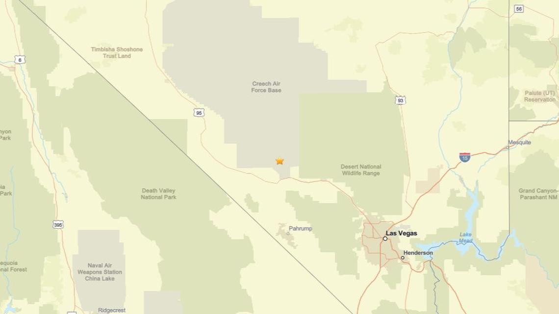 Earthquake measuring 2.2 struck area near Indian Springs, NV on March 22 