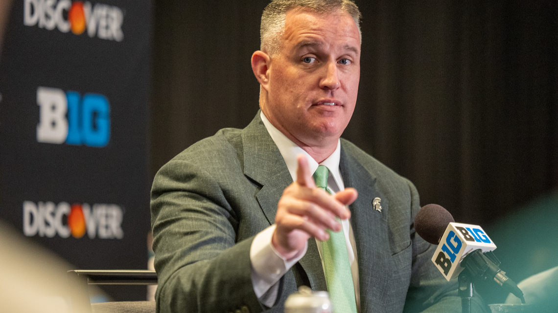 Back in the Big Ten, Pat Fitzgerald says he and Michigan State have ‘a bag of chips on our shoulder'