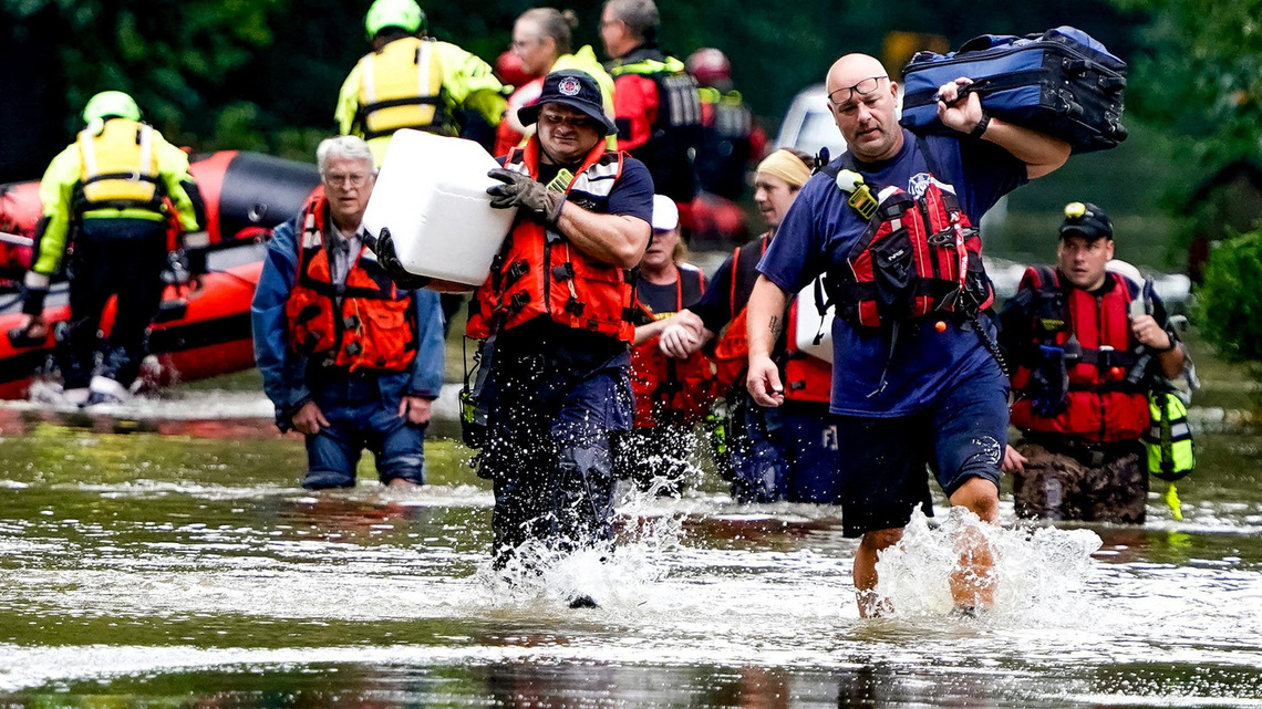 Visuals show scope of widespread flooding in Indiana