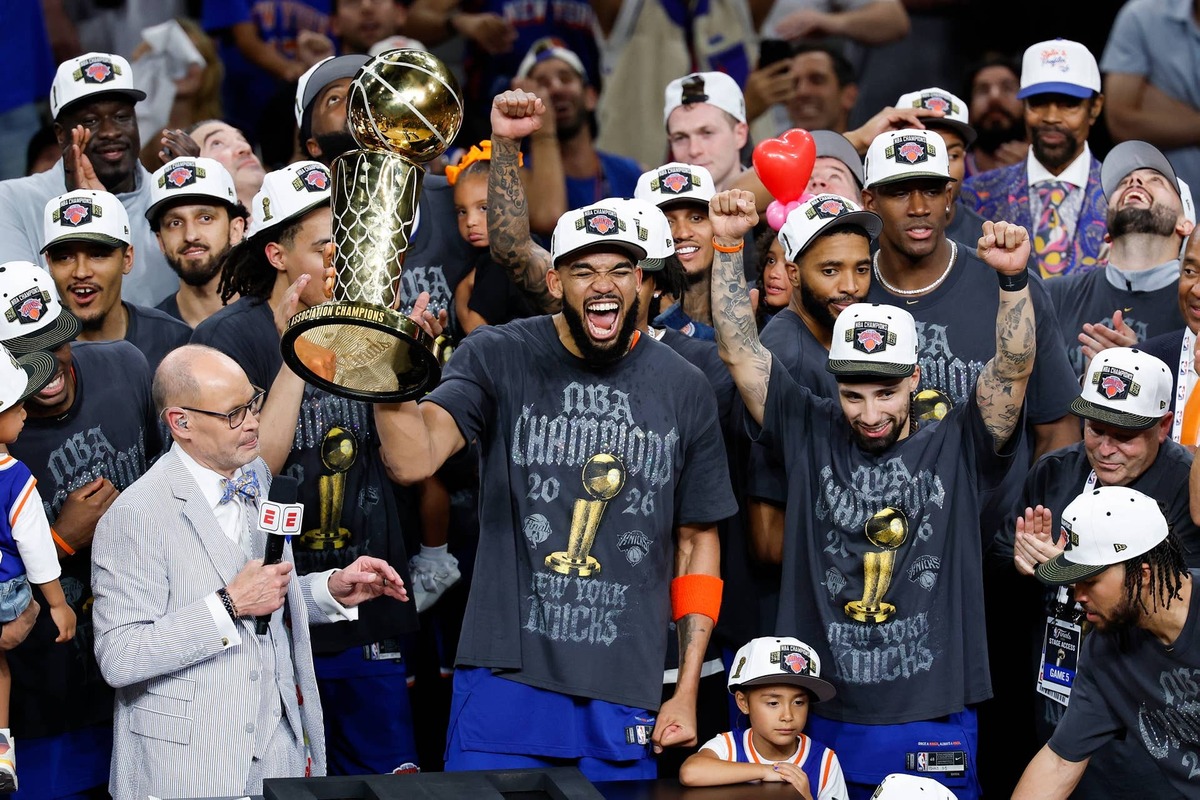  All five of the Knicks' starters will be back next season as the team looks to defend the NBA Championship. 