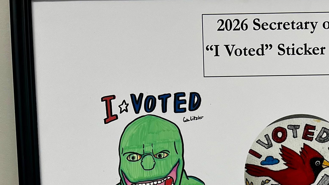 8 finalists announced for K-12 "I Voted" Sticker Contest