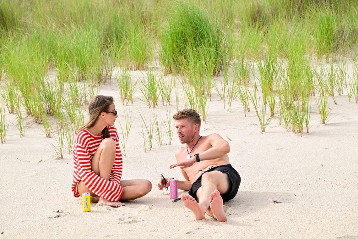  Amanda Batula and Kyle Cooke on "Summer House" season 10.Eugene Gologursky/Bravo 