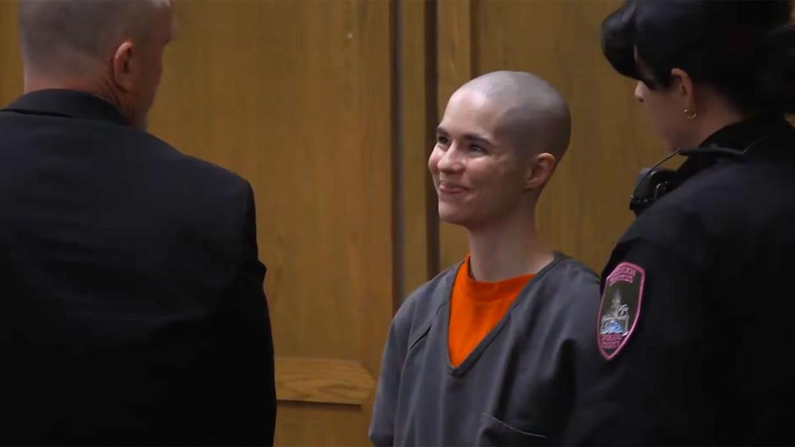 Woman Smiled in Court After Receiving 28-Year Sentence for Dad's Slaying 