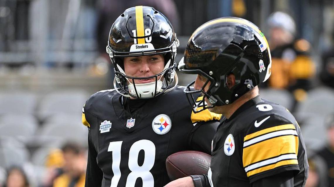 Steelers' Will Howard Reacts to Aaron Rodgers Return