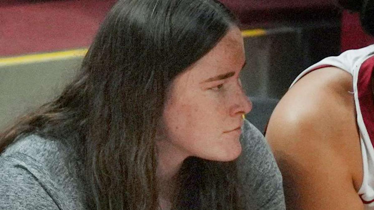  Iowa State Cyclones' forward Addy Brown (24) takes a note from the bench during Iowa State and Cincinnati in the Big-12 women's basketball on Jan. 21, 2026, at Hilton Coliseum in Ames, Iowa. | Nirmalendu Majumdar/Ames Tribune / USA TODAY NETWORK via Imagn Images 