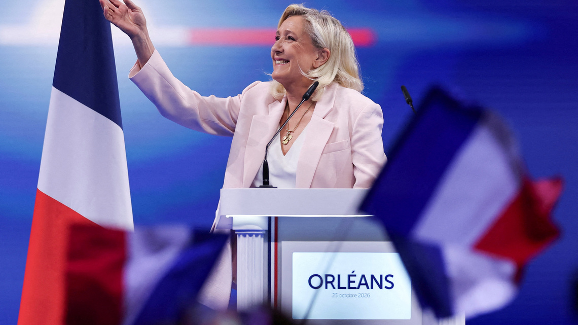 France's Le Pen launches presidential bid as protests rattle the nation 