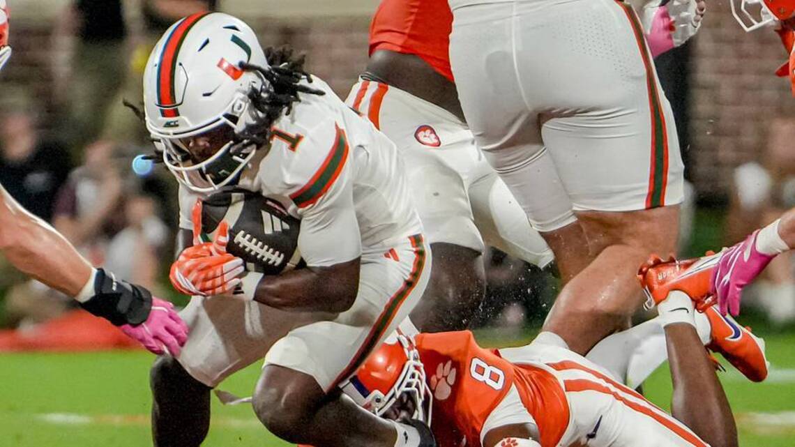 No. 4 Miami's Determination Outlasts Clemson, But Added Injuries Remain Main Concern