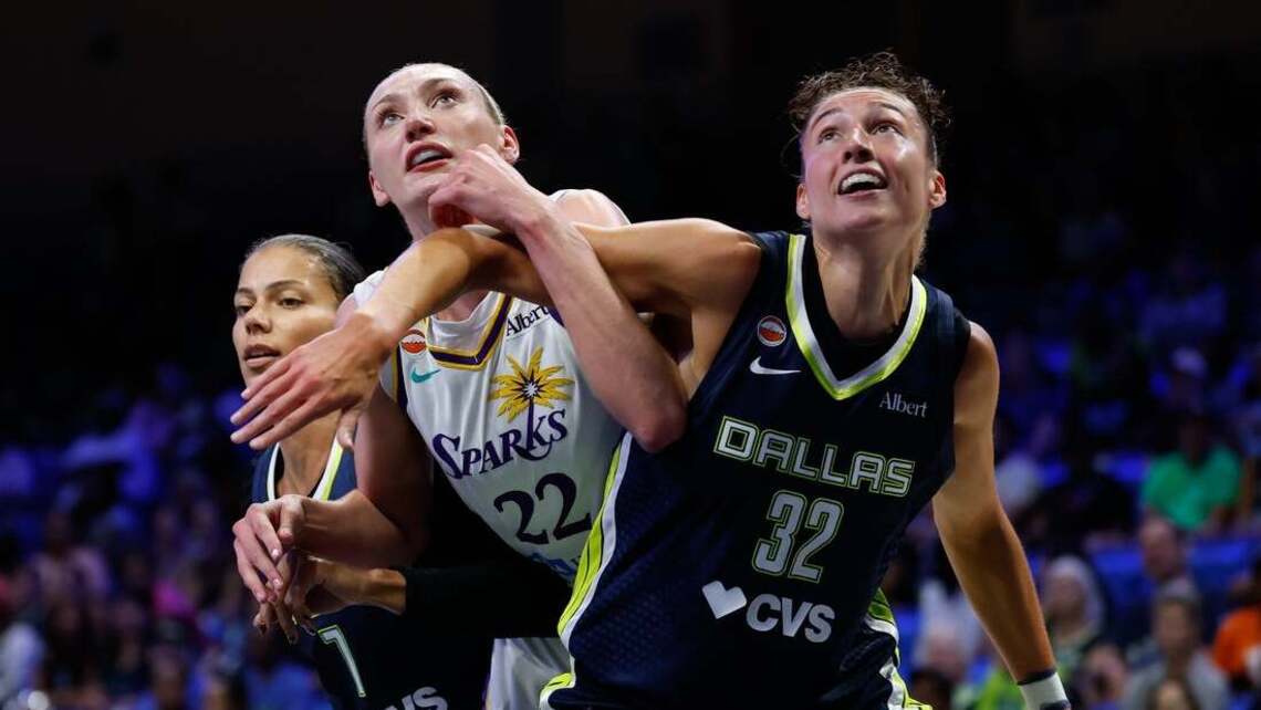 Jessica Shepard's triple-double paces Wings past Sparks