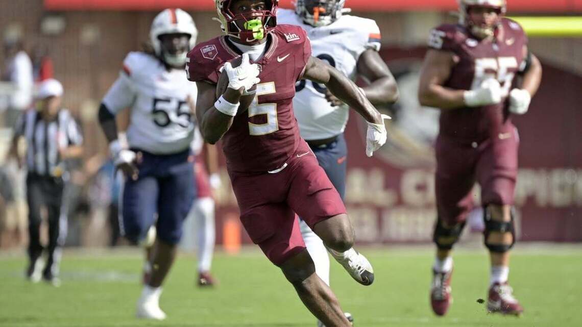 Ashton Daniels scores record 5 TDs as Florida State routs Virginia 