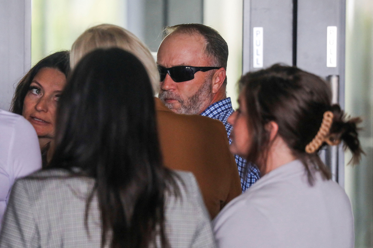 Matt Robinson and Amber Robinson arrive at the Fourth Judicial District Courthouse to attend a preliminary hearing for their son, Tyler Robinson, the man accused of killing conservative activist Charlie Kirk, in Provo, Utah, U.S., July 6, 2026.  REUTERS/Jim Urquhart
