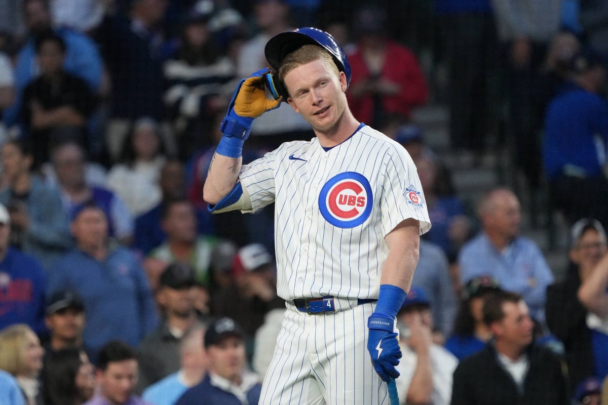  Chicago Cubs center fielder Pete Crow-Armstrong (4) David Banks-Imagn Images