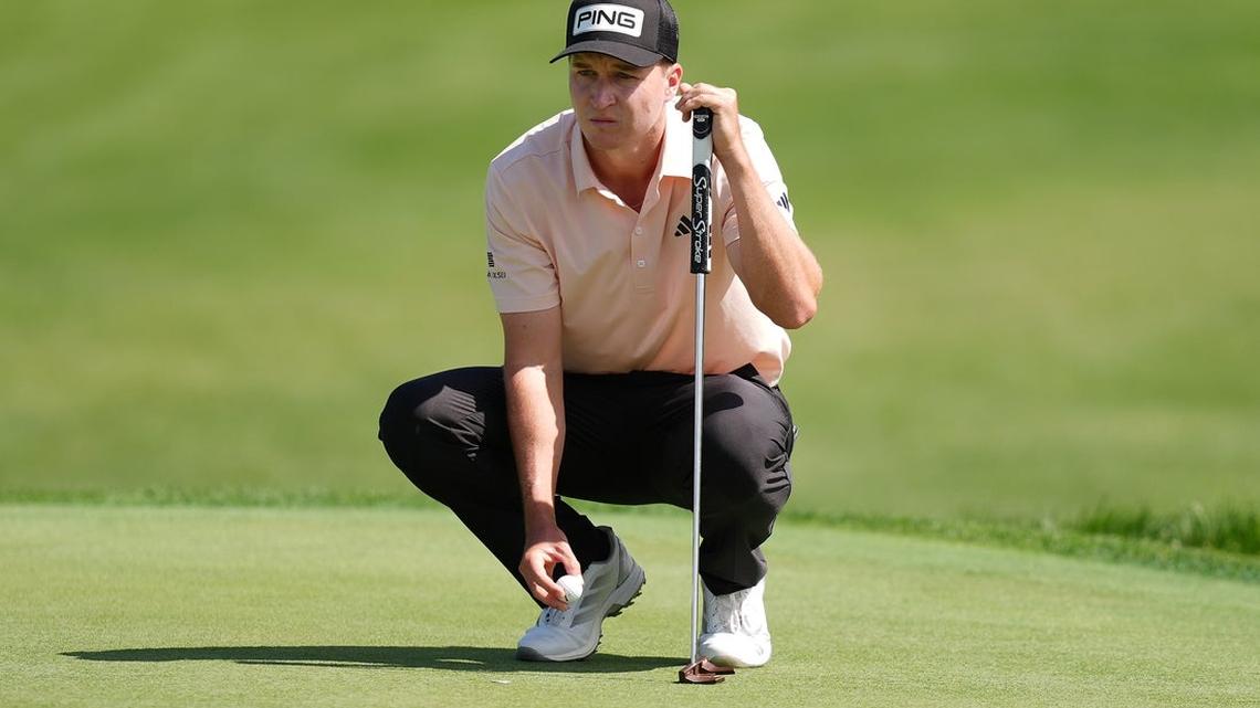 Matt McCarty in front as weather interrupts Truist Championship 