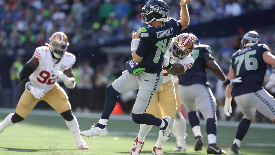 Sam Darnold's Giveaways Are Now a Trend, and 3 Other Takeaways From Seahawks' Loss to 49ers 