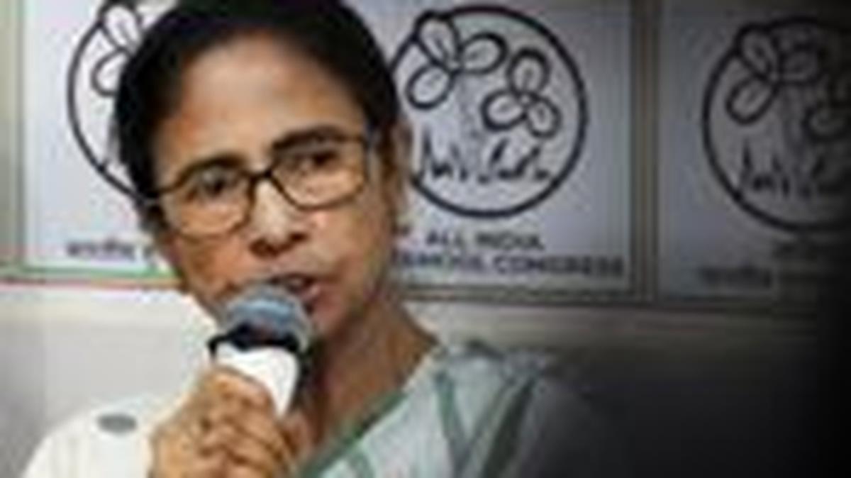 West Bengal Chief Minister Mamata Banerjee, leader of Trinamool Congress (TMC), speaks during a press conference, as the Bharatiya Janata Party leads in the West Bengal state assembly elections, in Kolkata, India, May 5, 2026. REUTERS/Sahiba Chawdhary