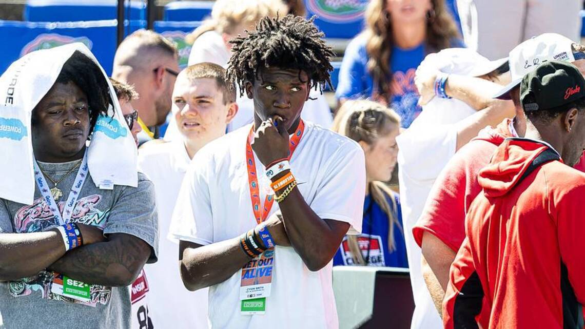 2028 4-Star S Cyion Smith Commits to Gators During Visit