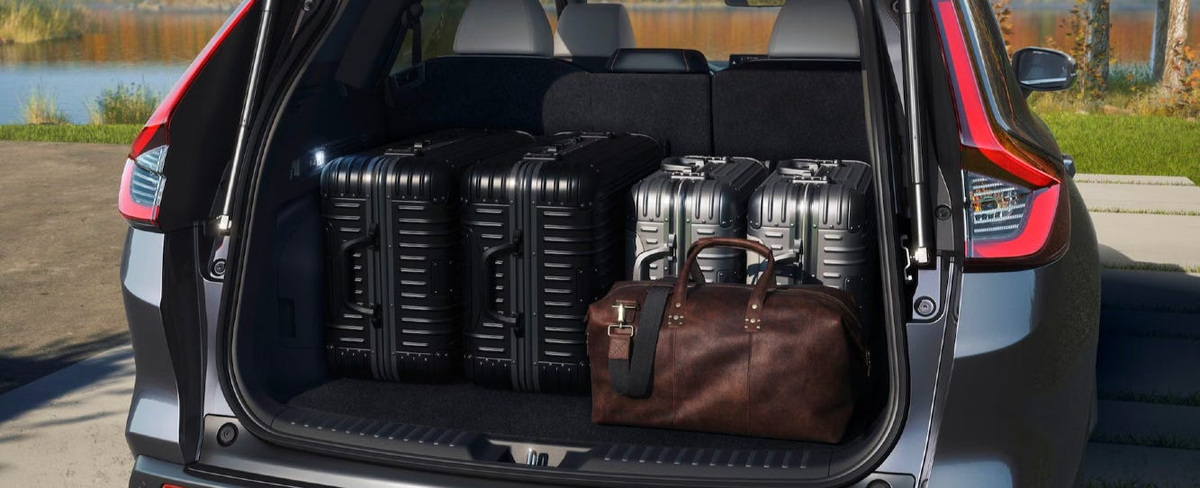 The 2026 Honda CR-V Hybrid cargo area.