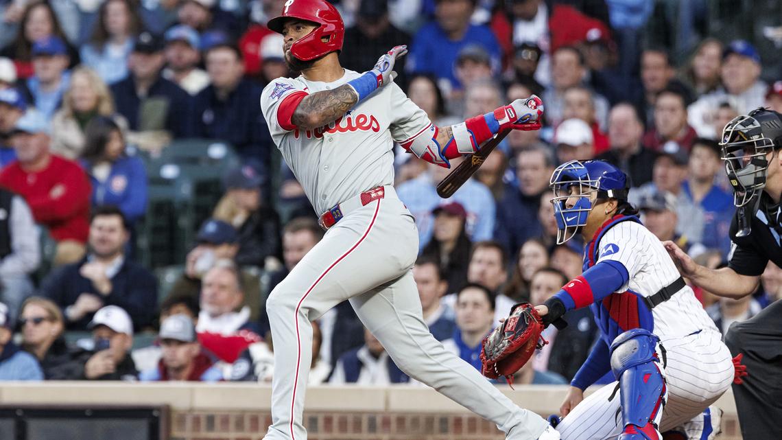 Phillies lose 8th straight despite making adjustments against Cubs 