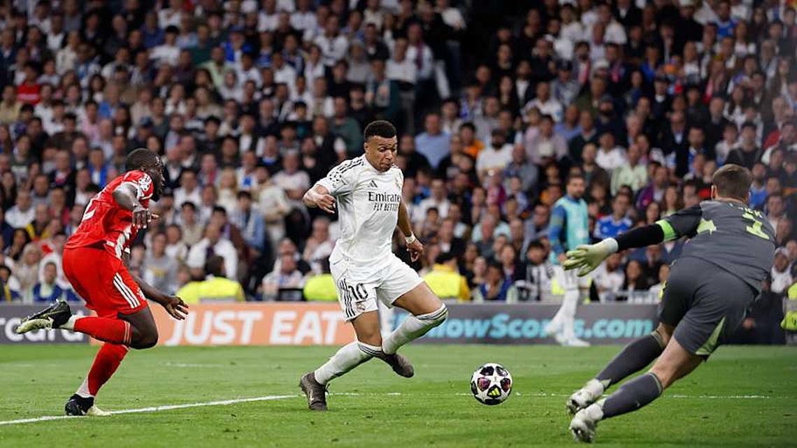 Kylian Mbappé's strike has handed Madrid a lifeline. | Victor Carretero/Real Madrid/Getty Images 