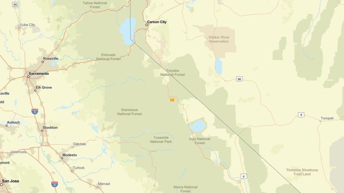 Update: 2.5 magnitude earthquake shakes close to Bridgeport, CA on Feb. 11 