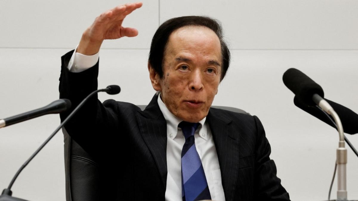 FILE PHOTO: Bank of Japan Governor Kazuo Ueda speaks during a press conference after a BOJ policy meeting in Tokyo, Japan, April 28, 2026. REUTERS/Kim Kyung-Hoon/File Photo