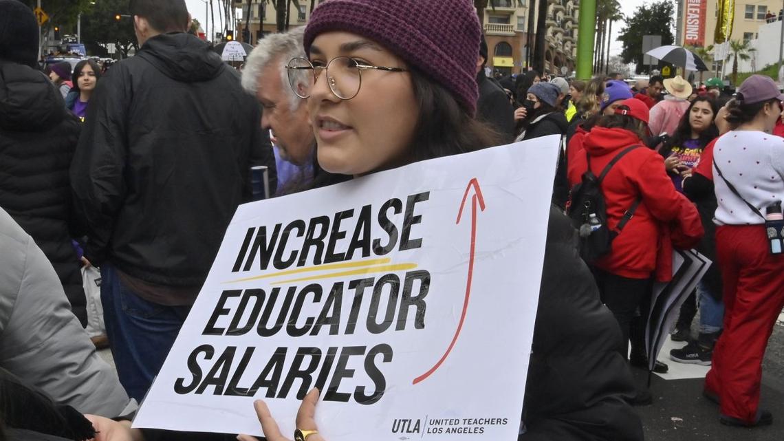 In 2023, 30,000 service workers joined in sympathy as about 30,000 teachers walked off the job in Los Angeles to begin an anticipated three-day strike in demand of higher wages. On Monday, the school district prevented another strike by making deals with three unions in the school district. File Photo by Jim Ruymen/UPI