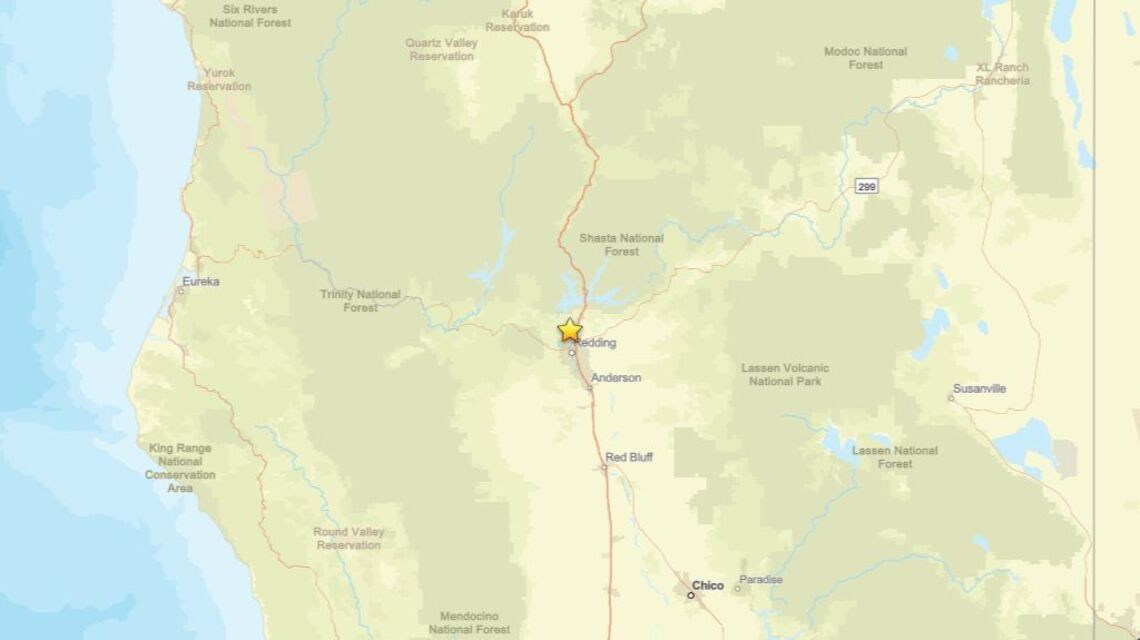 Update: 2.2 magnitude earthquake struck near Shasta Lake, CA on June 5 