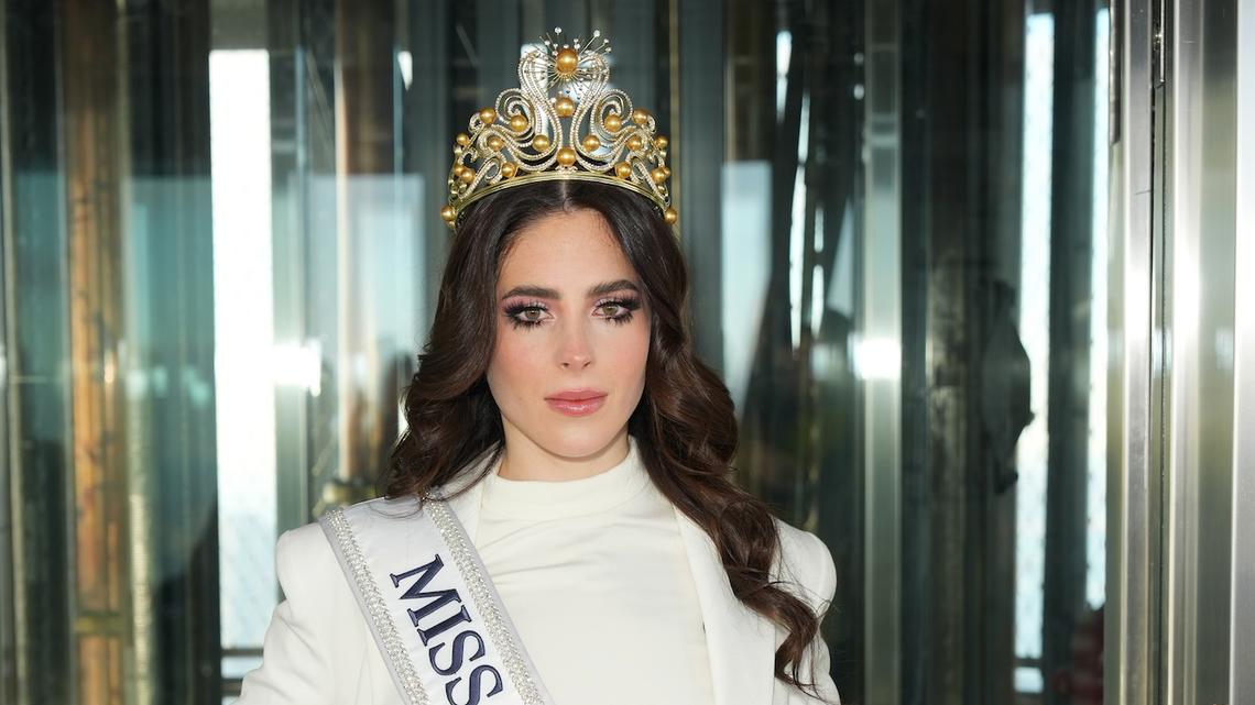 Miss Universe Fatima Bosch Collapses on Parade Float During Festival 