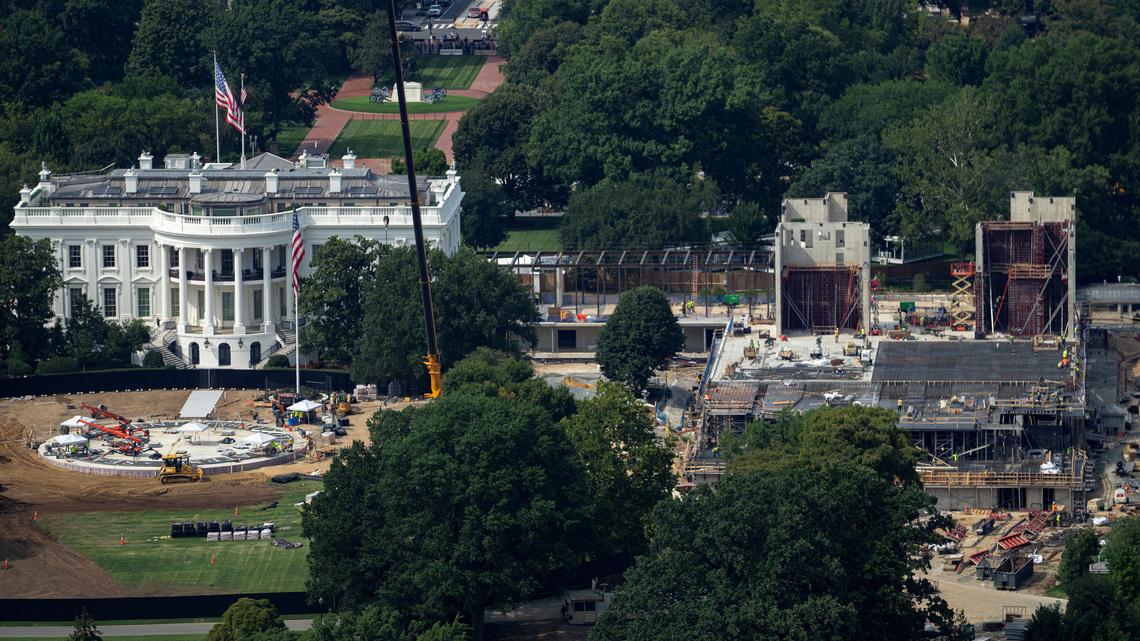 Trump asks Supreme Court to revive White House ballroom project