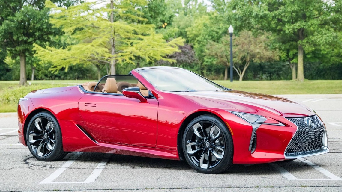 2026 Lexus LC 500 Convertible for Sale With 590 Miles 