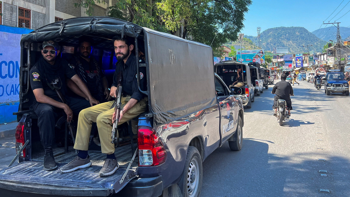 Protesters clash with police in Pakistani Kashmir as strike shutters cities 