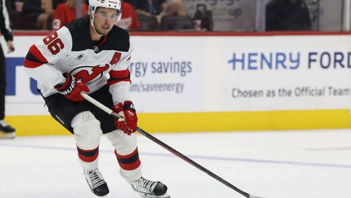 Jack Hughes scores in OT to lift Devils past Red Wings 