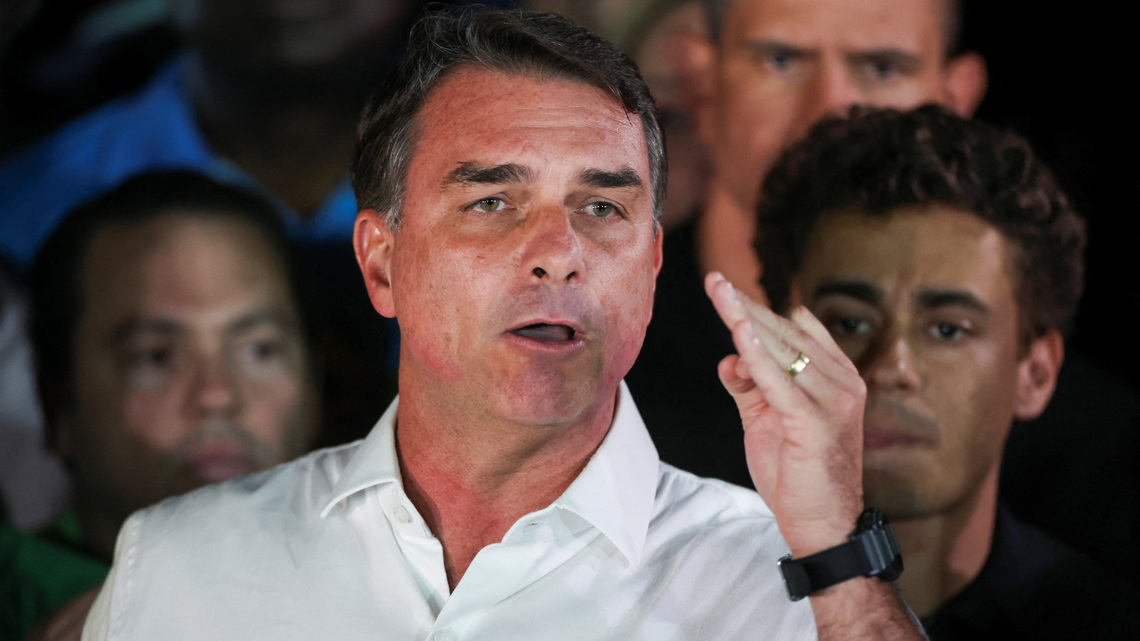 Flavio Bolsonaro leaves Brazil for US after election defeat, source, media say 