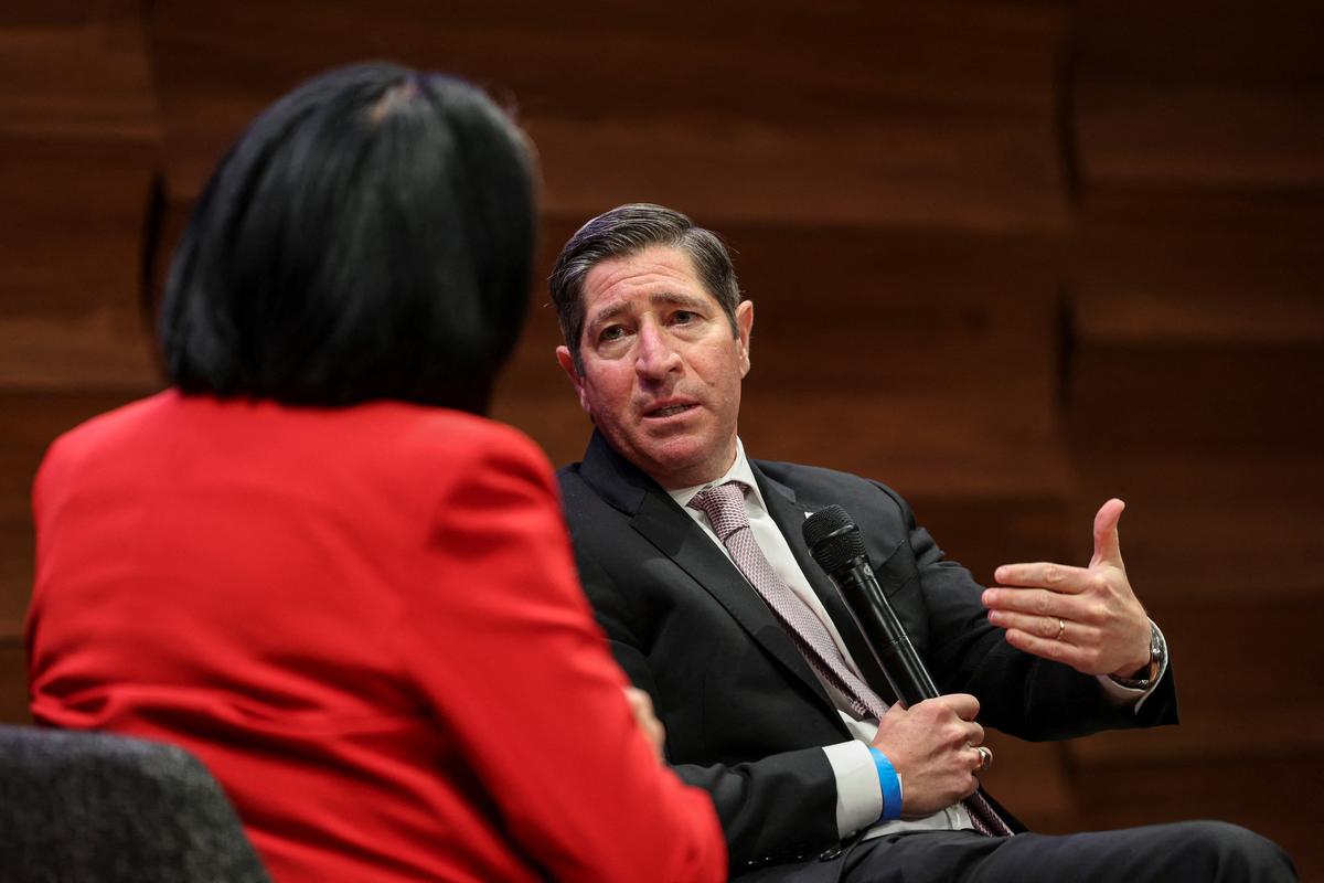 U.S. Office of Personnel Management (OPM) Director Scott Kupor speaks about the launch of the Trump administration's cadre of engineers known as Tech Force, in Washington, D.C., U.S., January 14, 2026. REUTERS/Tyrone Siu