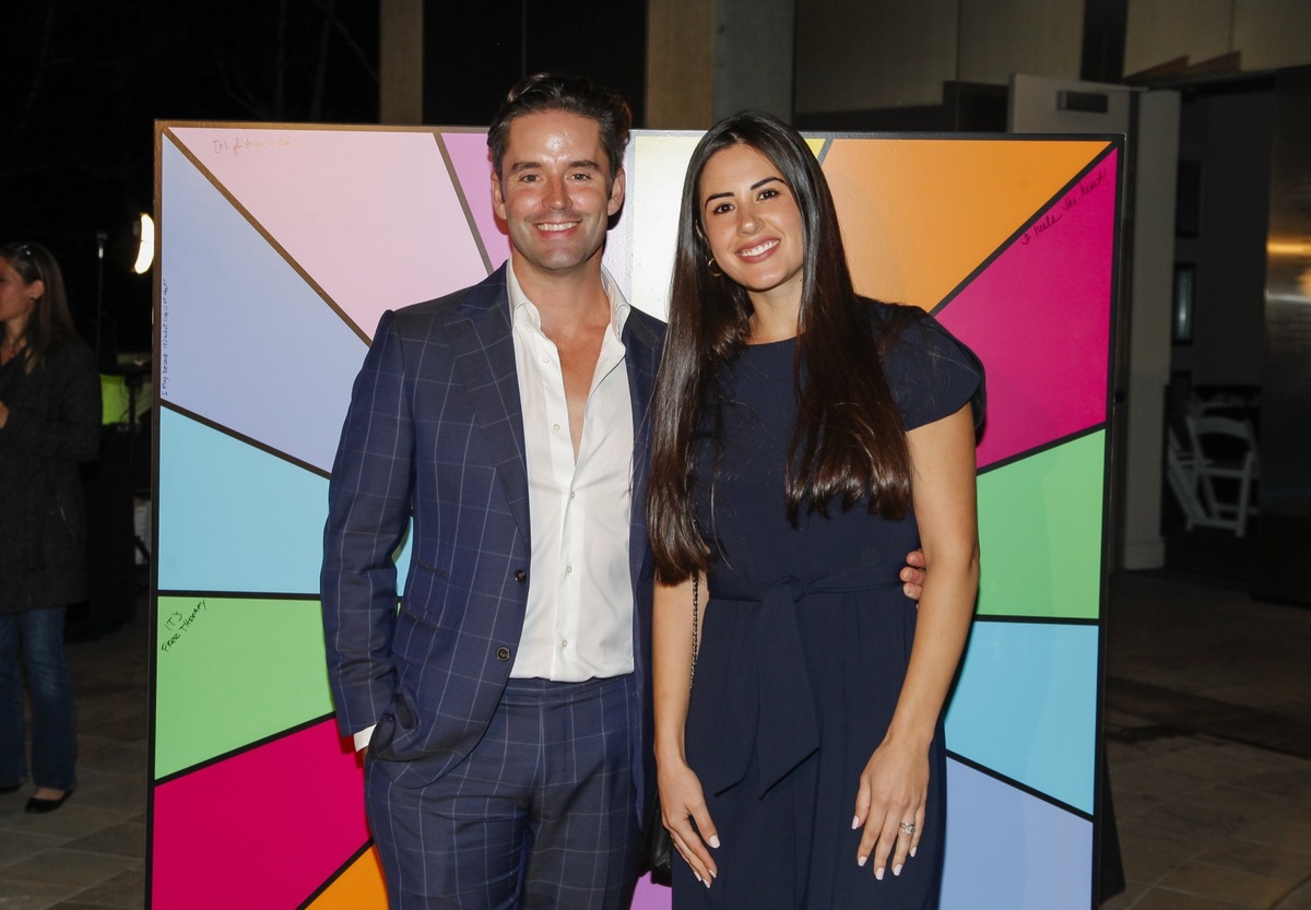  Jesse Lally and Michelle Saniei.Tibrina Hobson/Getty Images for Rayni & Branden Williams of The Beverly Hills Estates 