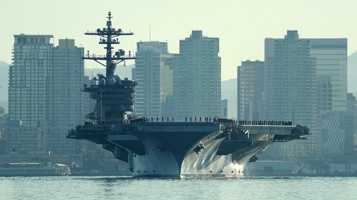 Trump dismisses concerns over conditions aboard USS Abraham Lincoln