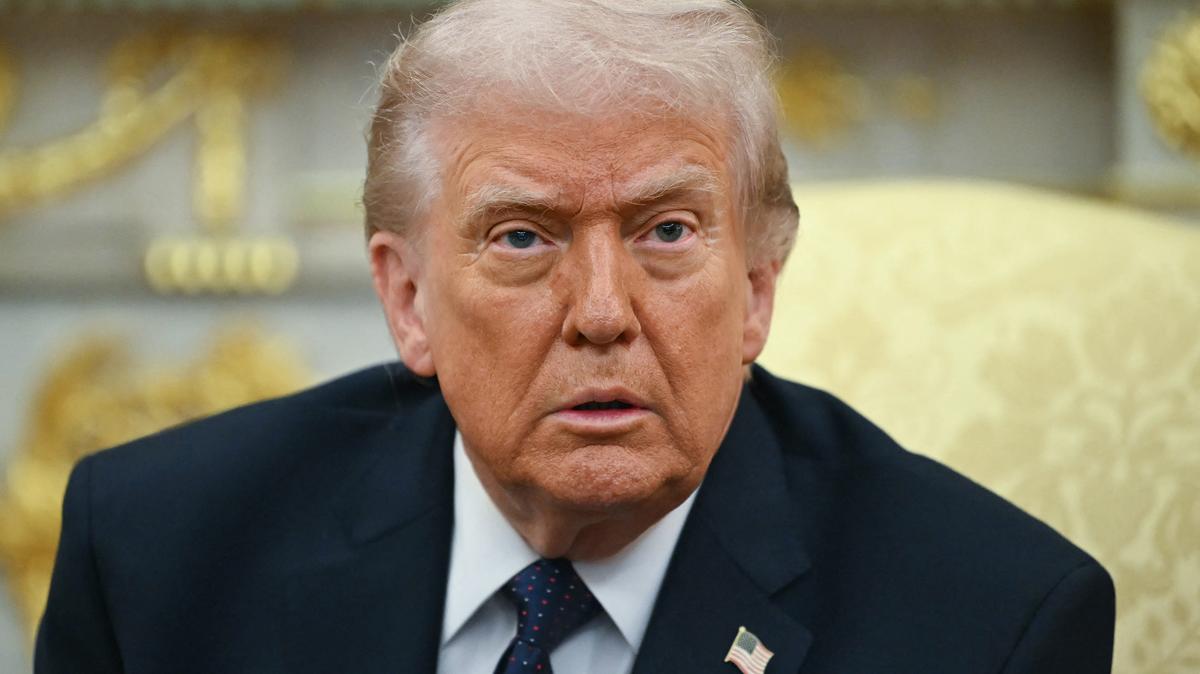 President Donald Trump looks on during a meeting with German Chancellor Friedrich Merz. Why moral decency matters amid lawless power.
