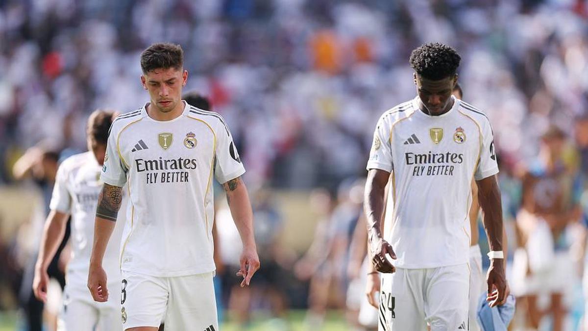  Federico Valverde (left) and Aurélien Tchouaméni had a shocking fight. | Justin Setterfield/FIFA/Getty Images 