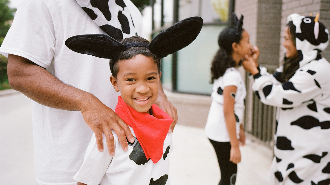 Dress like a cow. Get free food. It's Chick-fil-A Cow Appreciation Day 