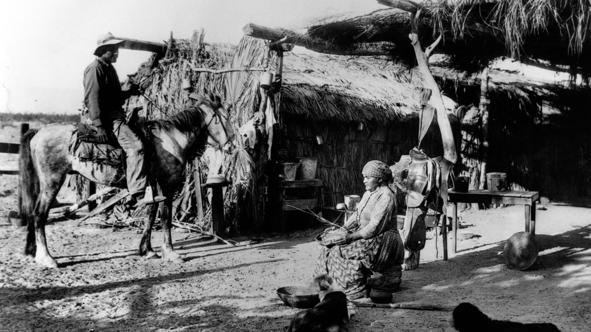 Early Cahuilla encampment.