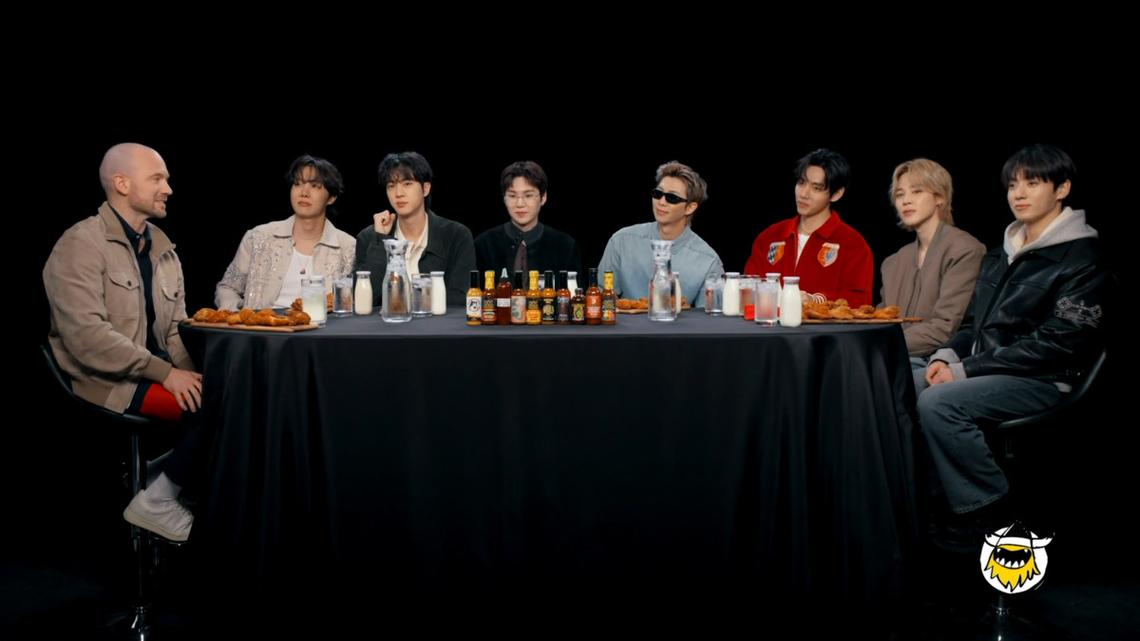 BTS Take on 'Hot Ones' - Who Survived the Spiciest Wings? 