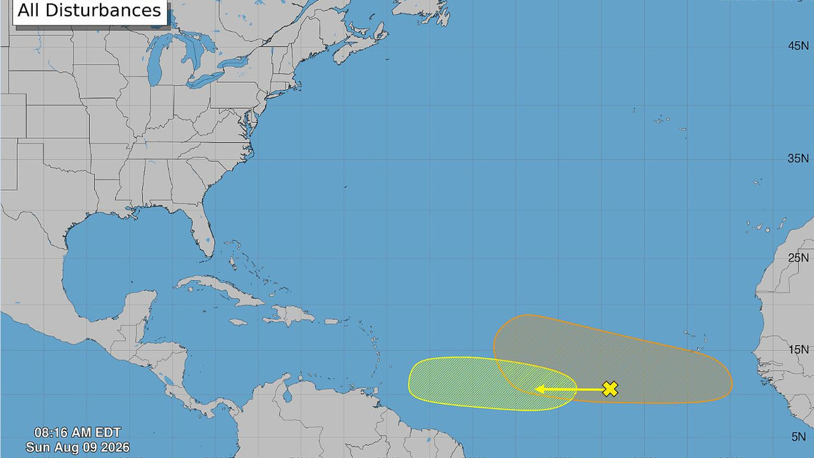 Hurricane center tracking tropical waves. Will storm Cristobal form? 