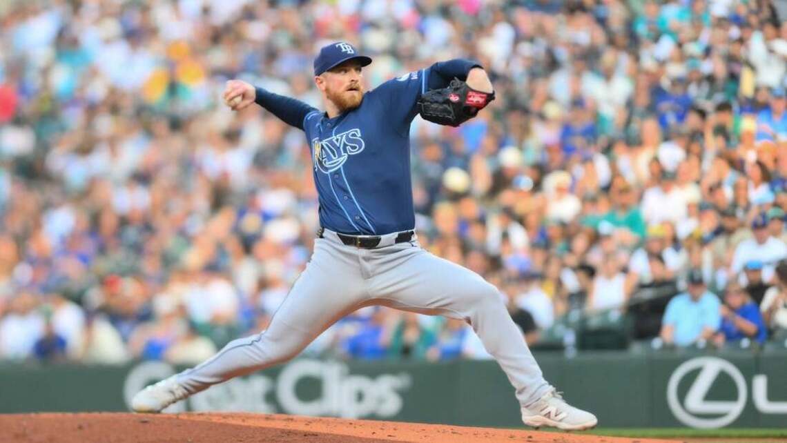 Drew Rasmussen throws 7 scoreless innings as Rays nip Mariners 