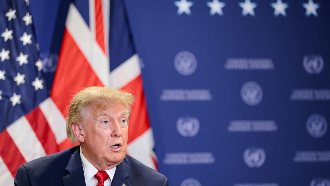 Trump says talks with Iran continue and he thinks settlement will be reached 