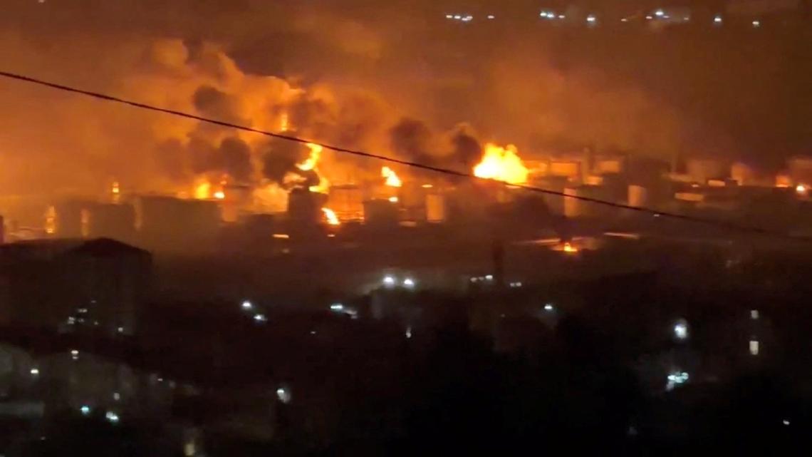 Ukraine strikes Russian port of Tuapse again as environment crisis deepens 