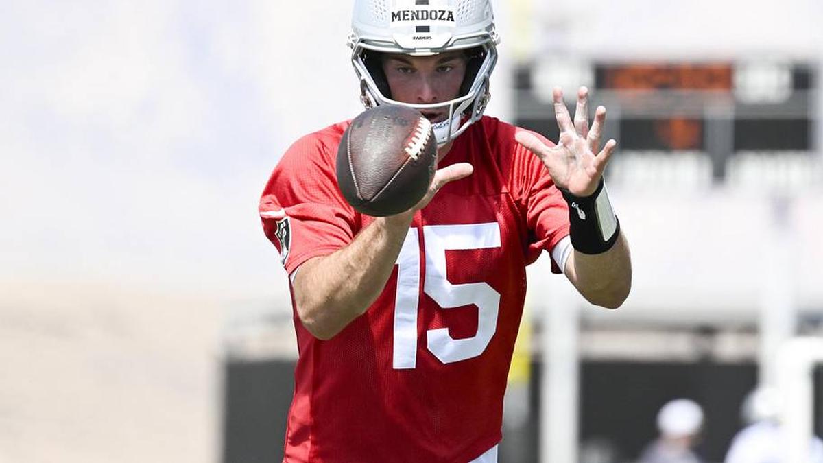  Mendoza and the Raiders will face the Dolphins in Week 1. | Candice Ward-Imagn Images 